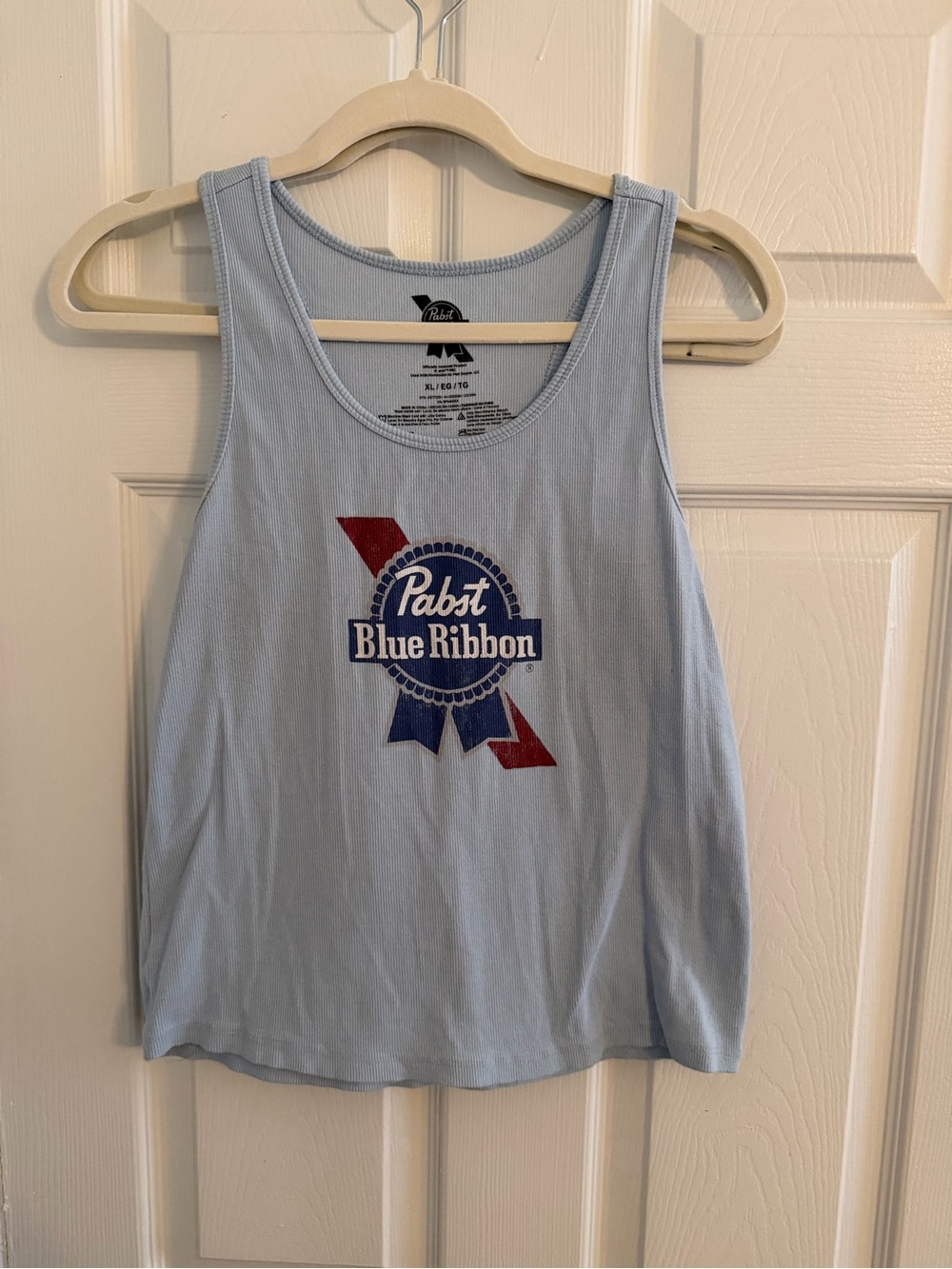 Pabst Blue Ribbon Light Blue Women's Tank Top
